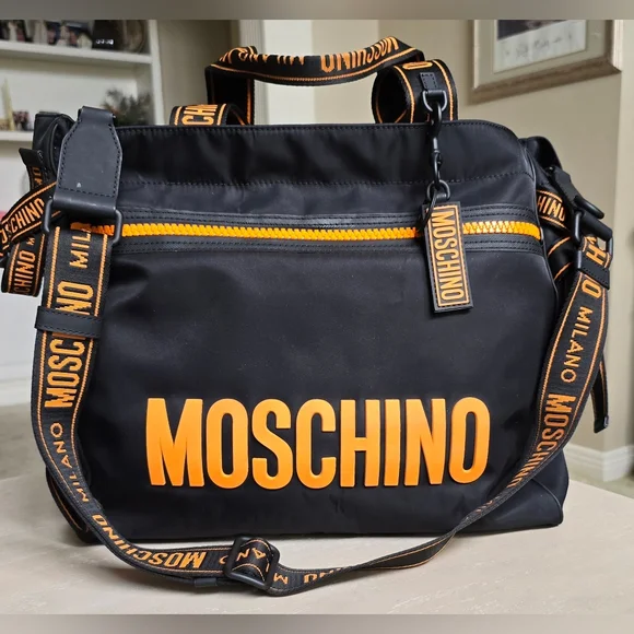 Moschino Logo Weekender Bag - Picture 2 of 15